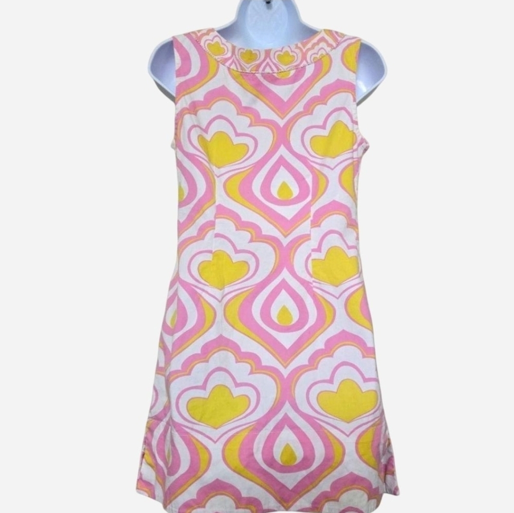 Joyous & Free Mod 60s Inspired retro beaded neck mini dress - Picture 5 of 12